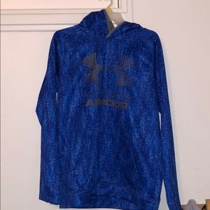 Blue under armour hoodie